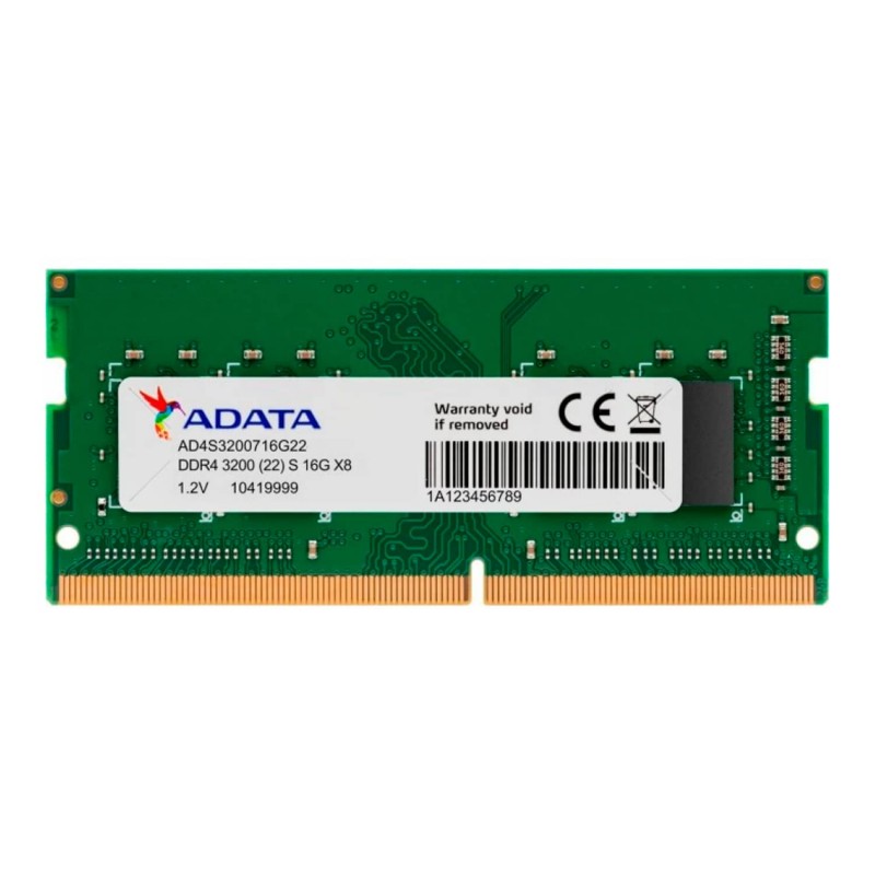 So-dimm Adata 16gb Pc-3200 Ddr4 Pc4-25600 260pin 1.2v