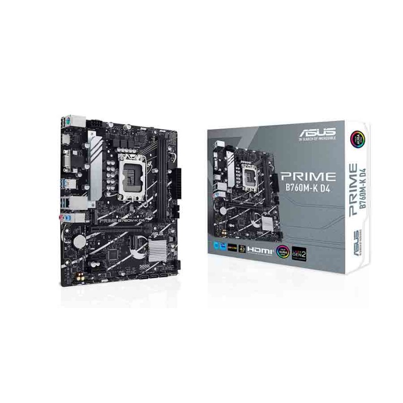 Mbo Asus Prime B760m-a 13va Lga1700 Ddr5-7200 Hdmi Dp 2m.2 Usb3.2 Usb-c Pcie4.0 Matx