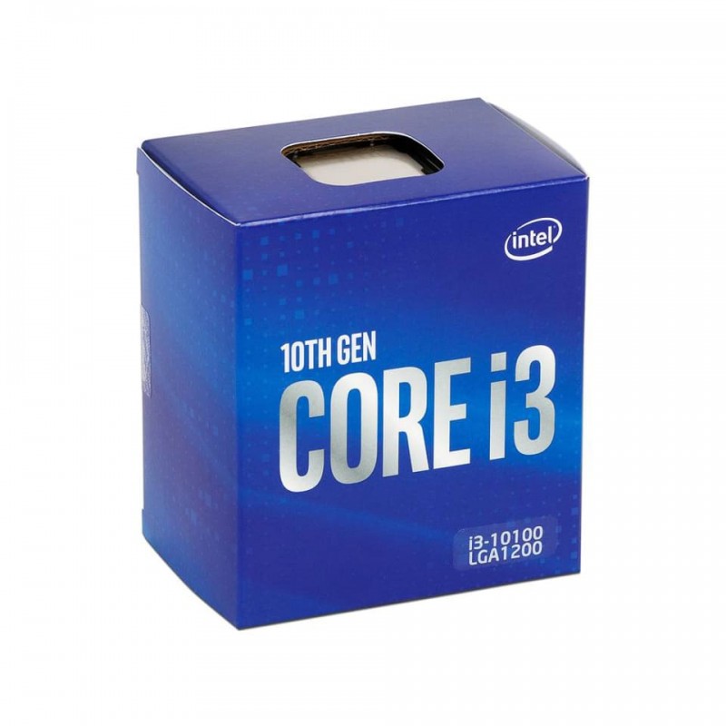 Proc. Intel Core I3-10100 10gen 3.60-4.30ghz 4nucleos 8hilos 6mb Ddr4-2666 Uhd630 Lga1200