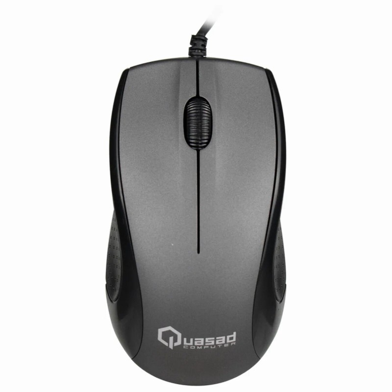 Mouse Quasad Qm-703u 3d Wired 1.5mts Gris