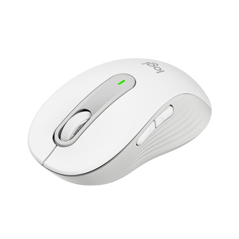 Mouse Logitech M650 Medium Blanco Diestro Multiplataformas Wireless Bt-usb Logi Bolt