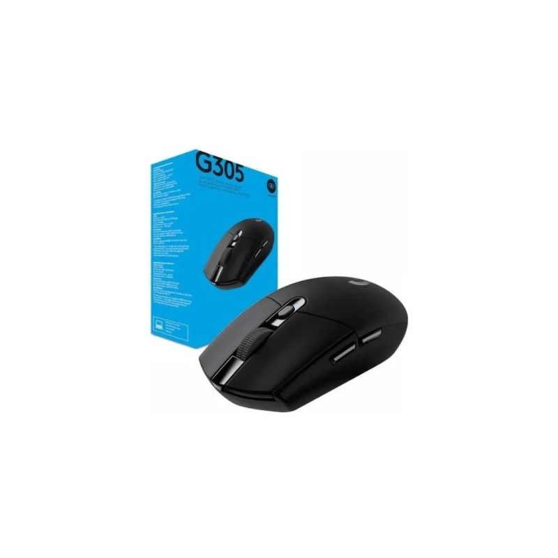 Mouse Logitech Gaming G305 Negro Wireless Lightspeed Sensor Hero Ultraligero Usb