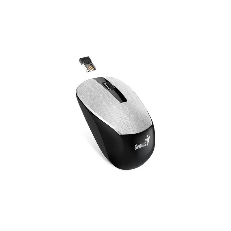Mouse Genius Nx-7015 Wireless Plateado