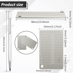 KIT HOTOP METÁLICO (2 PLACAS + BOLÍGRAFO DE MARCADO)