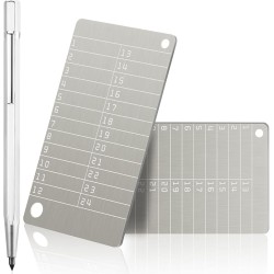 KIT HOTOP METÁLICO (2 PLACAS + BOLÍGRAFO DE MARCADO)