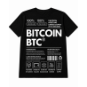 Camiseta - Bitcoin Nutrition Facts
