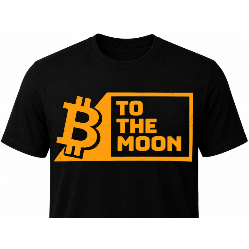 Camiseta - Bitcoin to the Moon