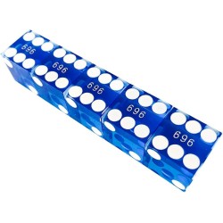 Juego de 5 dados de casino...