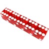 Juego de 5 dados de casino serializados de precisión 19 mm bordes afilados