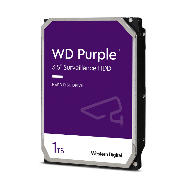Disco Duro Western Digital Interno 1tb 5400rpm 3.5inc. 24-7 Video Vigilancia Purple
